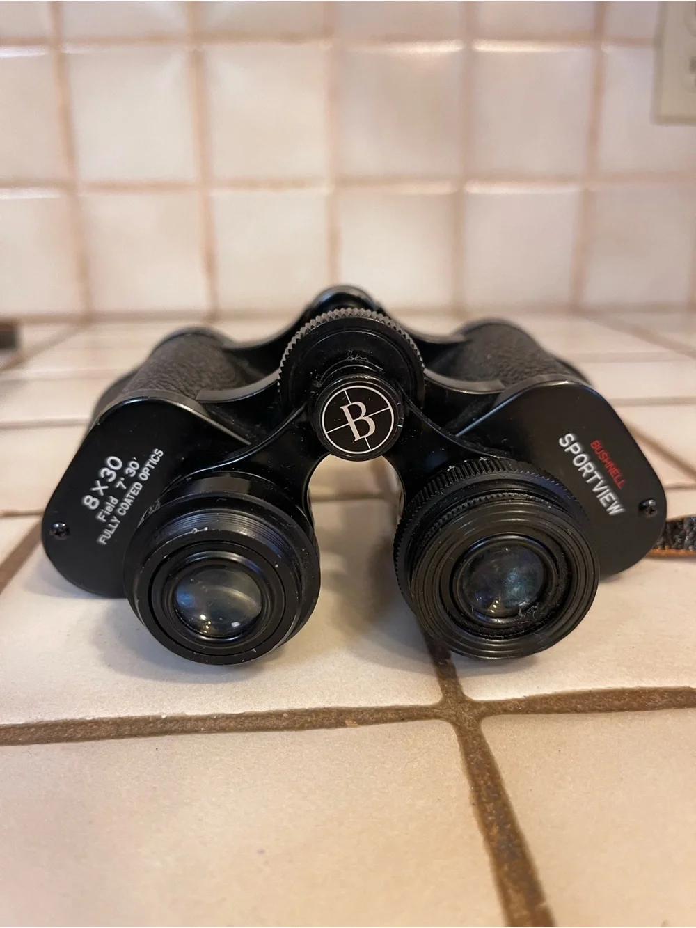 Vintage Bushnell Binoculars Sportview 8x30 with Leather Case